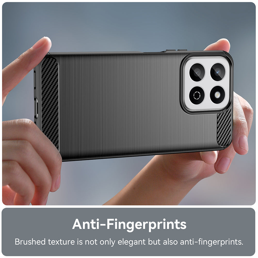 Deksel til Oppo A80, Techsuit, Karbon, Svart