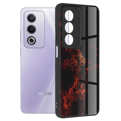 Deksel for Oppo A80, Techsuit, Glaze, Rød