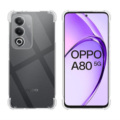 Deksel for Oppo A80, Techsuit, Støtsikker Klar, Transparent