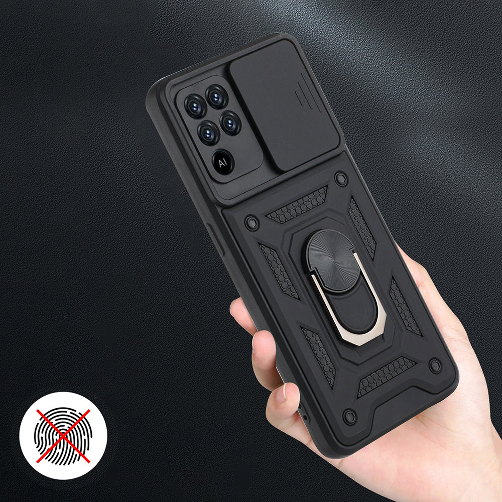 Deksel for Oppo A94 / Reno5 Lite, Techsuit, CamShield, Svart