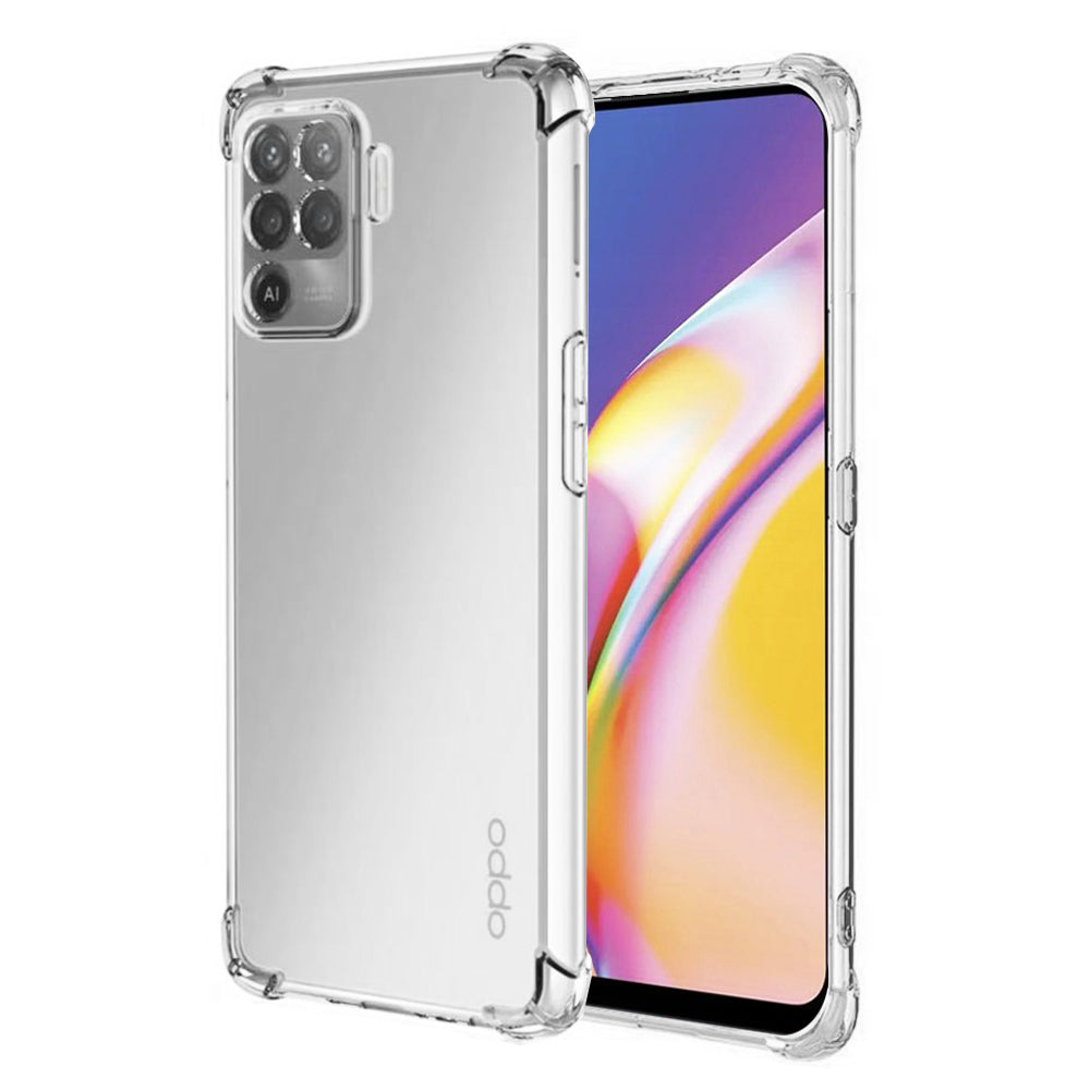 Deksel for Oppo A94 / Reno5 Lite, Techsuit, Støtsikker Klar, Transparent