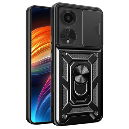 Deksel for Oppo A98, Techsuit, CamShield, Svart