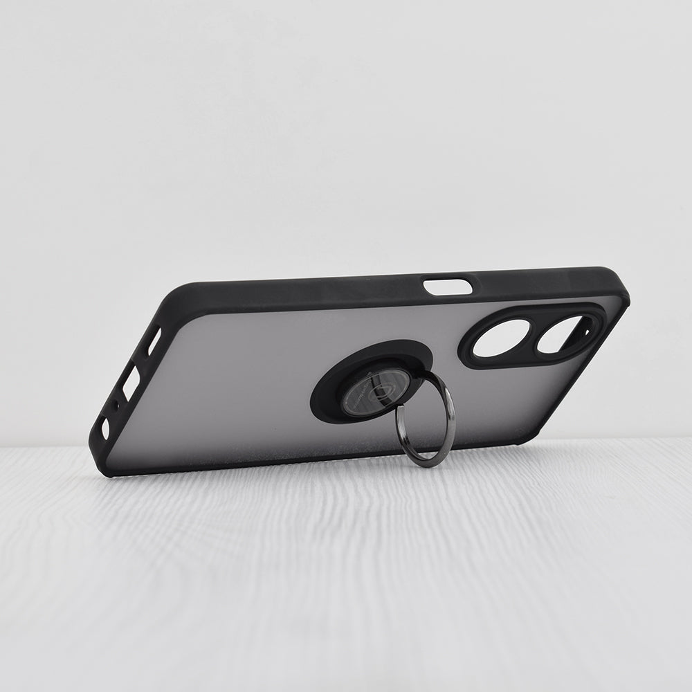 Deksel for Oppo A98, Techsuit, Glinth, Svart