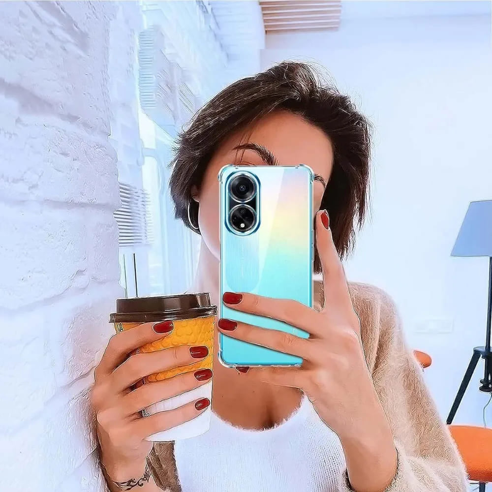 Deksel til Oppo A98, Techsuit, Støtsikker Klar, Transparent