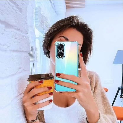 Deksel til Oppo A98, Techsuit, Støtsikker Klar, Transparent