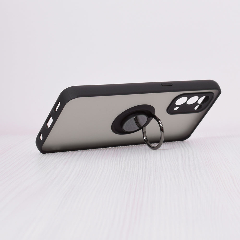 Deksel for Oppo Find X3 Lite / Reno5 5G, Techsuit, Glinth, Svart