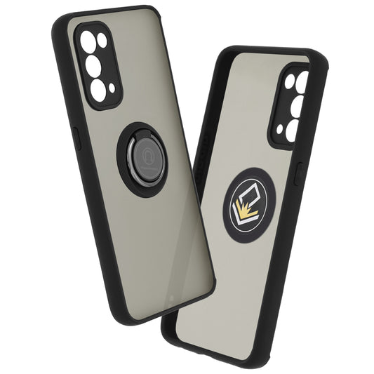 Deksel for Oppo Find X3 Lite / Reno5 5G, Techsuit, Glinth, Svart