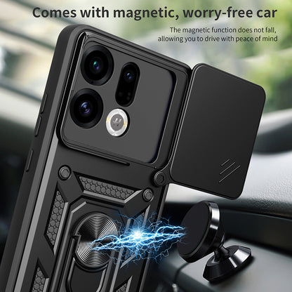Deksel for Oppo Find X9, Techsuit, CamShield, Svart
