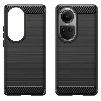Deksel til Oppo Reno10 / Reno10 Pro, Techsuit, Karbon, Svart