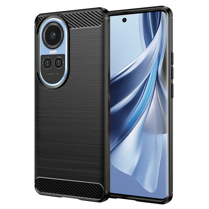 Deksel til Oppo Reno10 / Reno10 Pro, Techsuit, Karbon, Svart