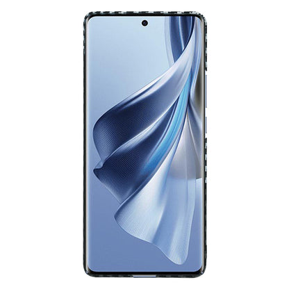 Deksel for Oppo Reno10 / Reno10 Pro, Techsuit, Carbonite FiberShell, Svart Grå
