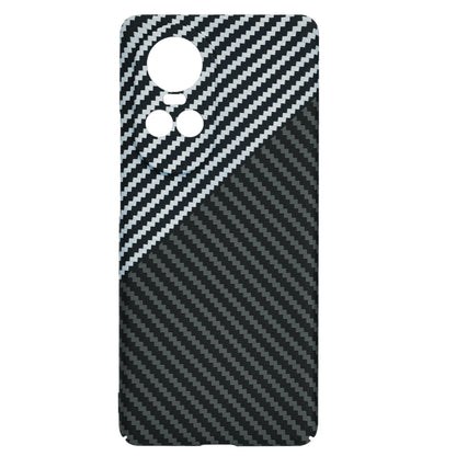 Deksel for Oppo Reno10 / Reno10 Pro, Techsuit, Carbonite FiberShell, Svart Grå
