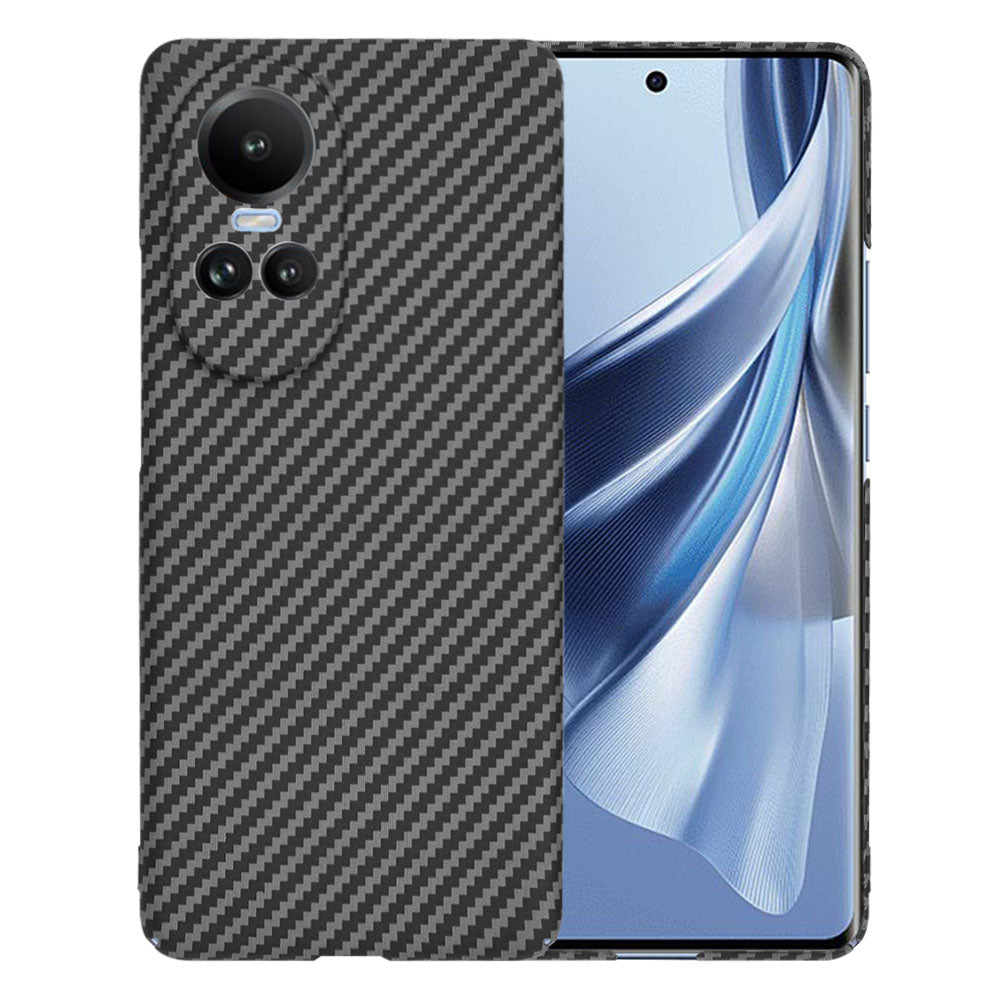 Deksel til Oppo Reno10 / Reno10 Pro, Techsuit, Carbonite FiberShell, Svart