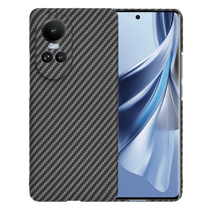 Deksel til Oppo Reno10 / Reno10 Pro, Techsuit, Carbonite FiberShell, Svart