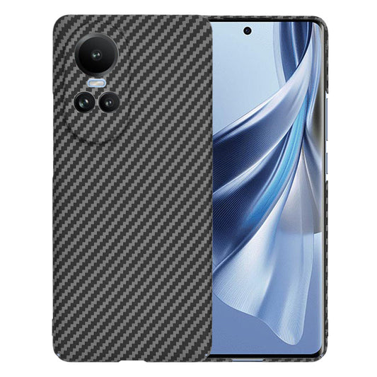 Deksel til Oppo Reno10 / Reno10 Pro, Techsuit, Carbonite FiberShell, Svart