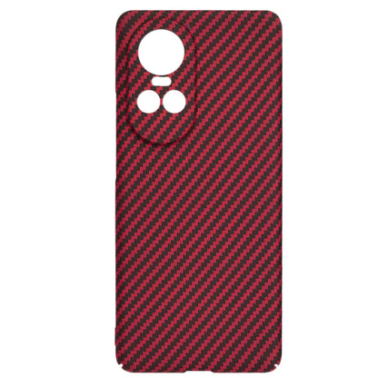 Deksel for Oppo Reno10 / Reno10 Pro, Techsuit, Carbonite FiberShell, Rød
