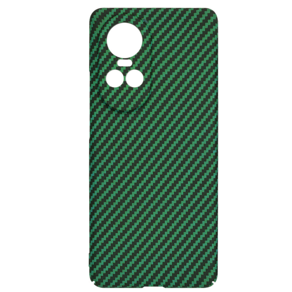 Deksel for Oppo Reno10 / Reno10 Pro, Techsuit, Carbonite FiberShell, Grønn