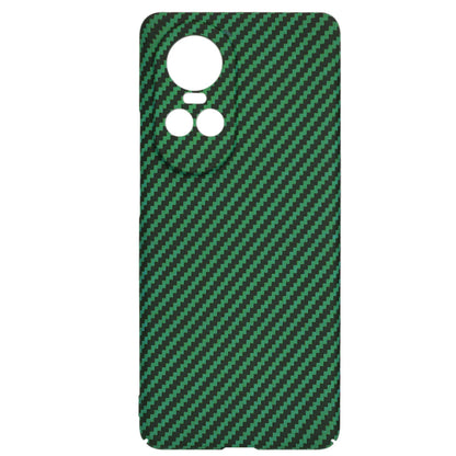 Deksel for Oppo Reno10 / Reno10 Pro, Techsuit, Carbonite FiberShell, Grønn