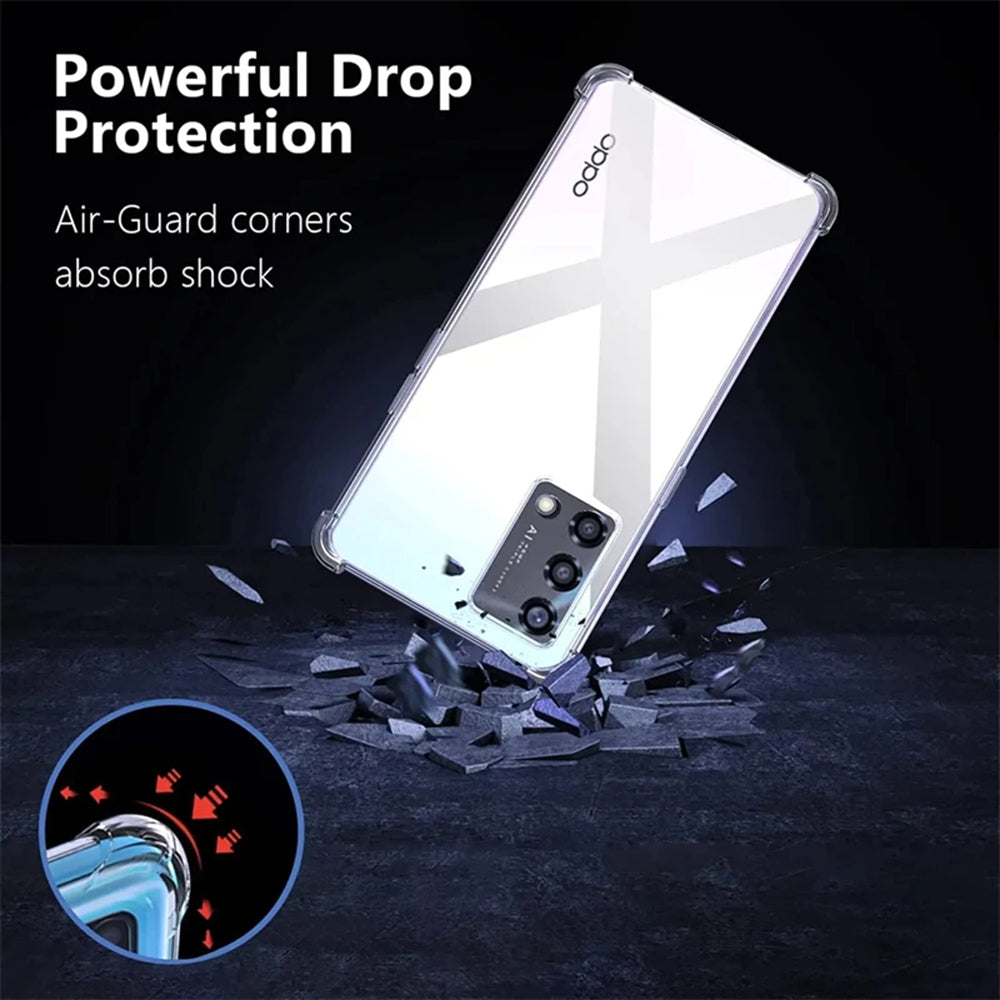 Deksel for Oppo Reno10 / Reno10 Pro, Techsuit, Støtsikker Klar, Transparent