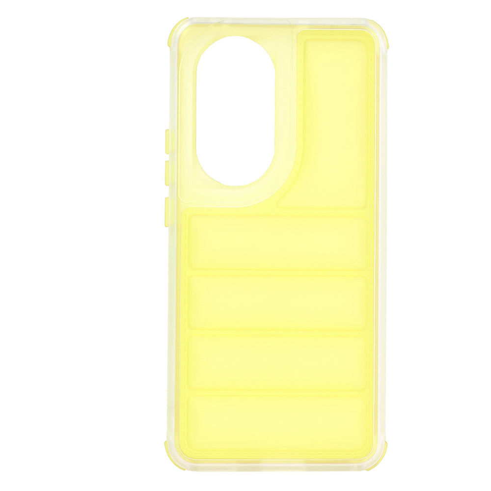 Deksel for Oppo Reno10 / Reno10 Pro, Techsuit, Wave Shield, Gul