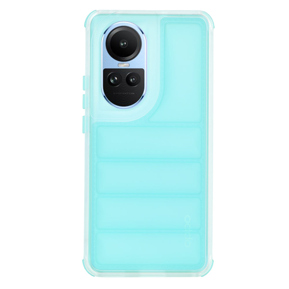 Deksel til Oppo Reno10 / Reno10 Pro, Techsuit, Wave Shield, Turkis