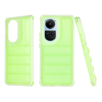 Deksel til Oppo Reno10 / Reno10 Pro, Techsuit, Wave Shield, Grønn