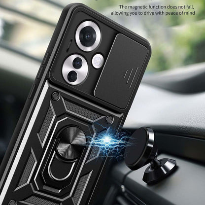 Deksel for Oppo Reno11 F, Techsuit, CamShield, Svart