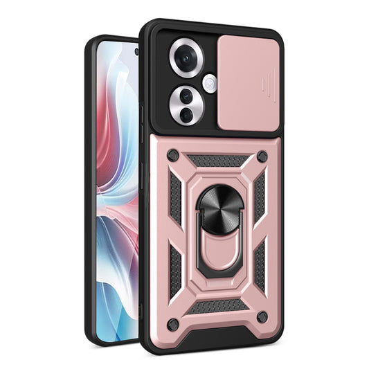 Deksel for Oppo Reno11 F, Techsuit, CamShield, Rosa