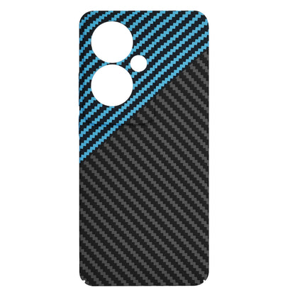 Deksel til Oppo Reno11 F, Techsuit, Carbonite FiberShell, Svart Bleu