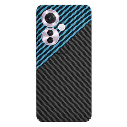 Deksel til Oppo Reno11 F, Techsuit, Carbonite FiberShell, Svart Bleu