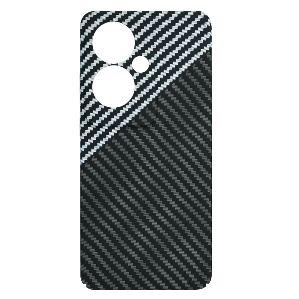 Deksel for Oppo Reno11 F, Techsuit, Carbonite FiberShell, Svart Grå