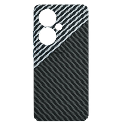 Deksel for Oppo Reno11 F, Techsuit, Carbonite FiberShell, Svart Grå