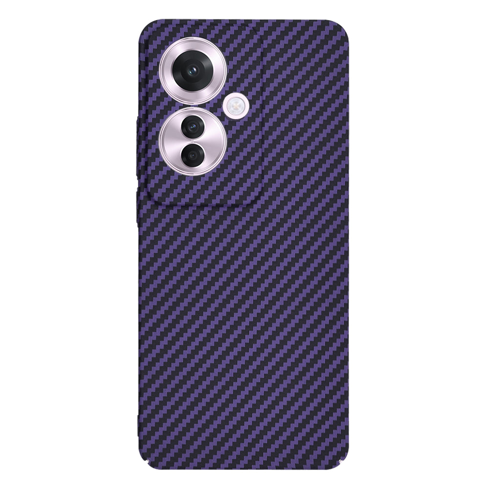 Deksel for Oppo Reno11 F, Techsuit, Carbonite FiberShell, Lilla