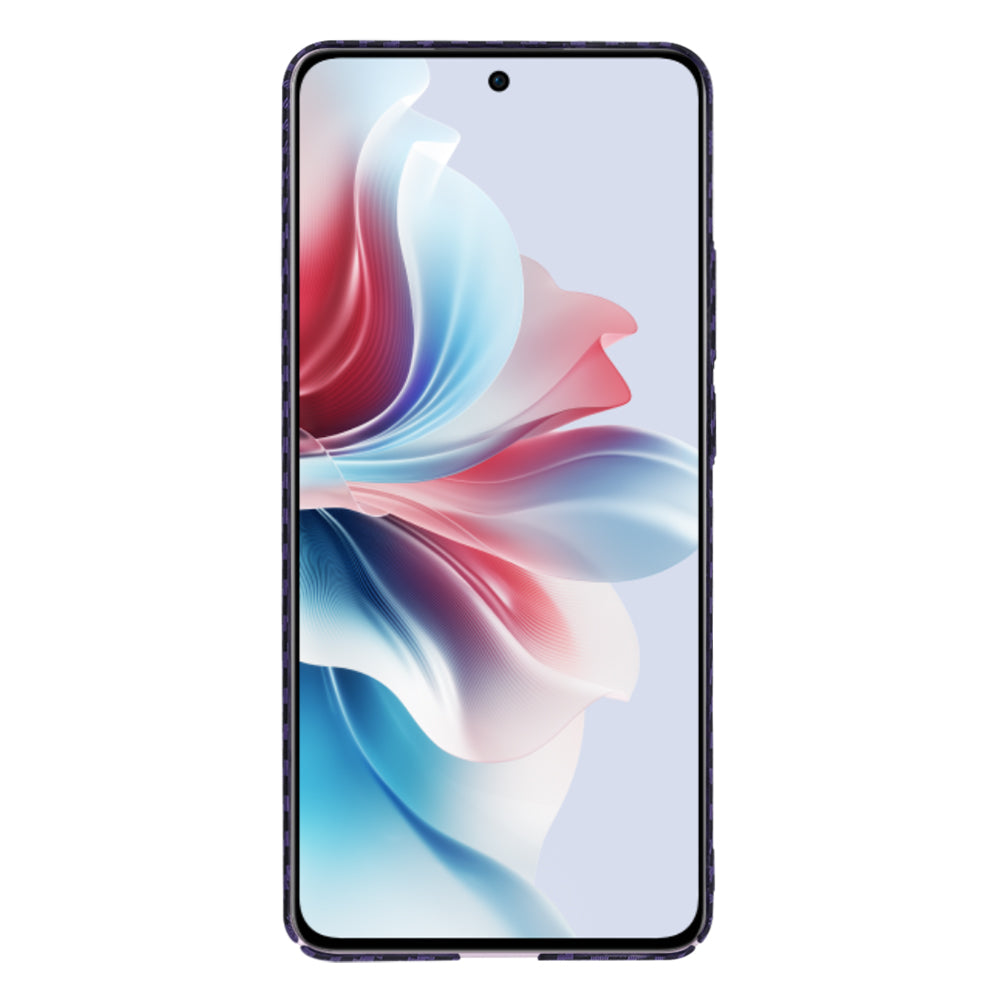 Deksel for Oppo Reno11 F, Techsuit, Carbonite FiberShell, Lilla