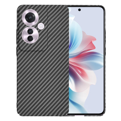 Deksel for Oppo Reno11 F, Techsuit, Carbonite FiberShell, Svart
