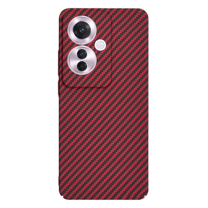 Deksel til Oppo Reno11 F, Techsuit, Carbonite FiberShell, Rød