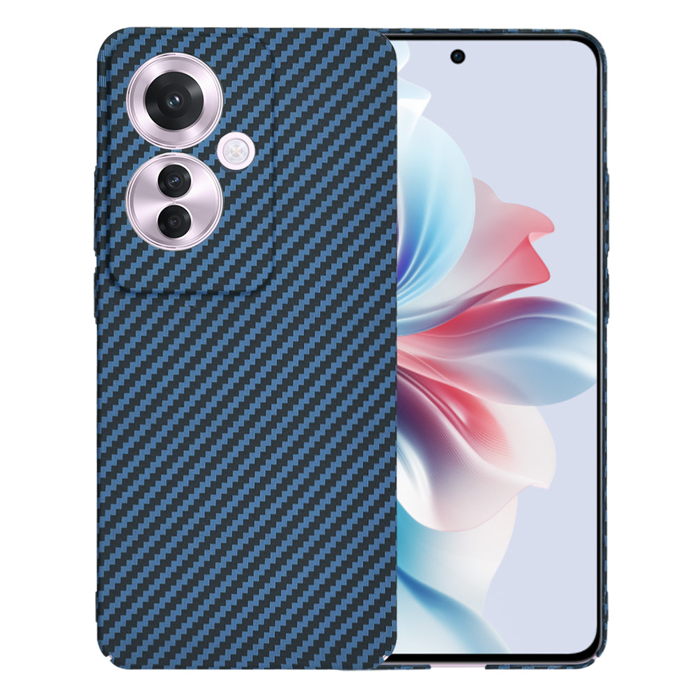 Deksel til Oppo Reno11 F, Techsuit, Carbonite FiberShell, Turkis