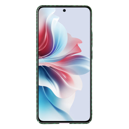 Deksel til Oppo Reno11 F, Techsuit, Carbonite FiberShell, Grønn
