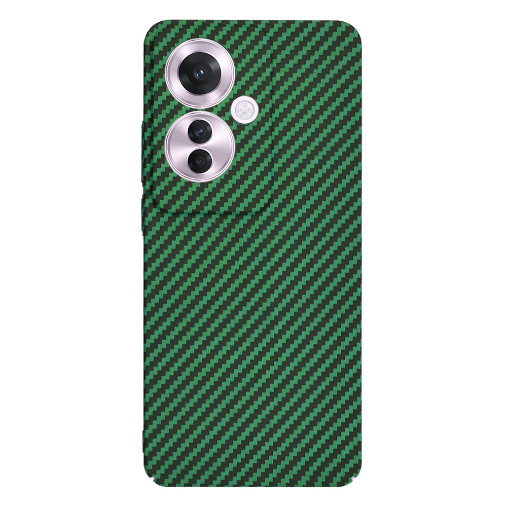 Deksel til Oppo Reno11 F, Techsuit, Carbonite FiberShell, Grønn