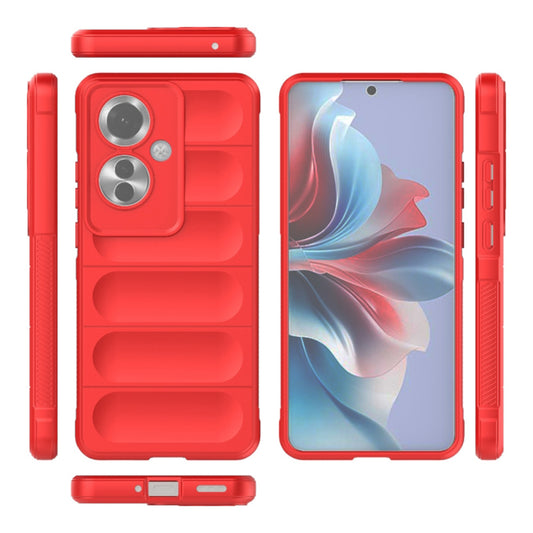 Deksel til Oppo Reno11 F, Techsuit, Magic Shield, Rød