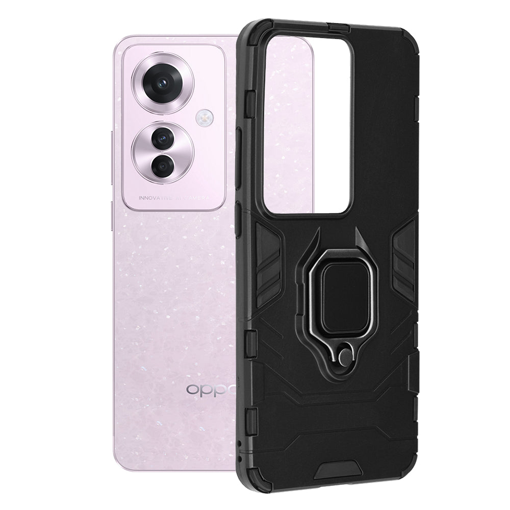 Deksel for Oppo Reno11 F, Techsuit, Shield, Svart