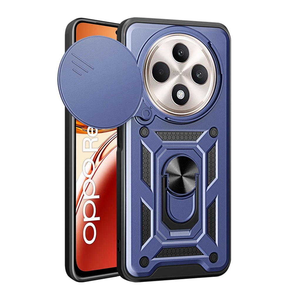 Deksel til Oppo Reno12 FS 5G / Reno12 FS 4G / Reno12 F 4G / Reno12 F, Techsuit, CamShield, Blå