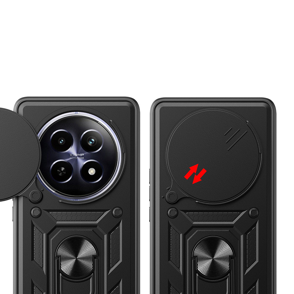 Deksel til Oppo Reno12 FS 5G / Reno12 FS 4G / Reno12 F 4G / Reno12 F, Techsuit, CamShield, Blå