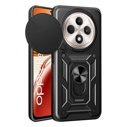 Deksel for Oppo Reno12 FS 5G / Reno12 FS 4G / Reno12 F 4G / Reno12 F, Techsuit, CamShield, Svart