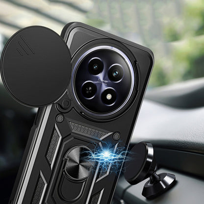 Deksel for Oppo Reno12 FS 5G / Reno12 FS 4G / Reno12 F 4G / Reno12 F, Techsuit, CamShield, Svart