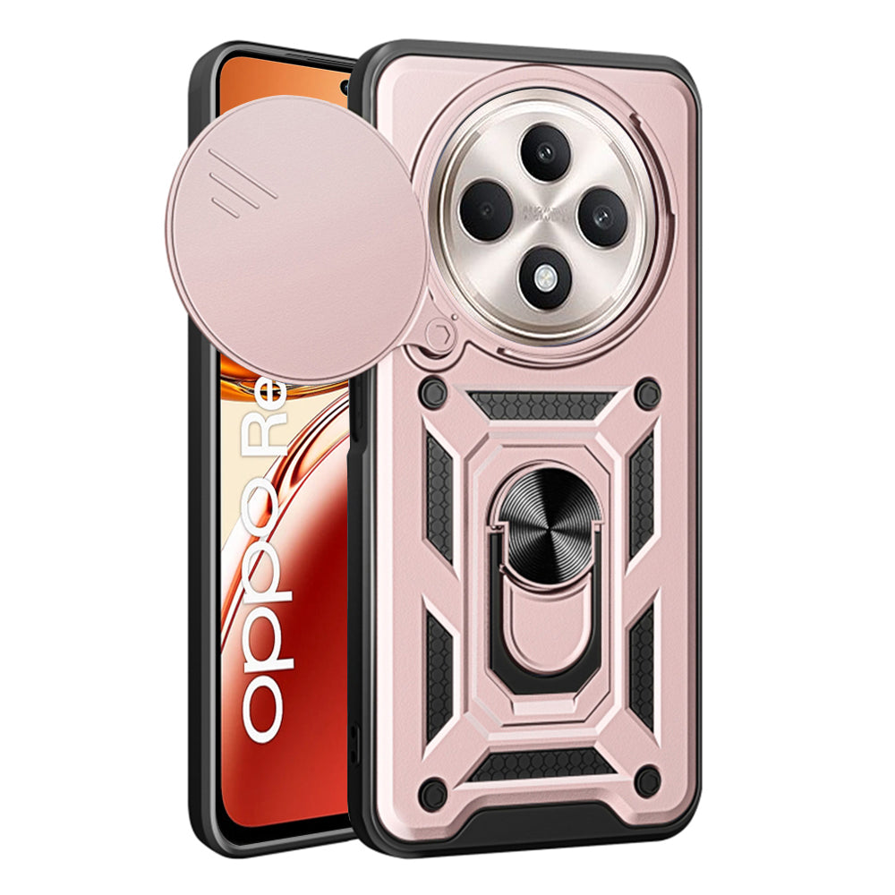 Deksel for Oppo Reno12 FS 5G / Reno12 FS 4G / Reno12 F 4G / Reno12 F, Techsuit, CamShield, Rosa