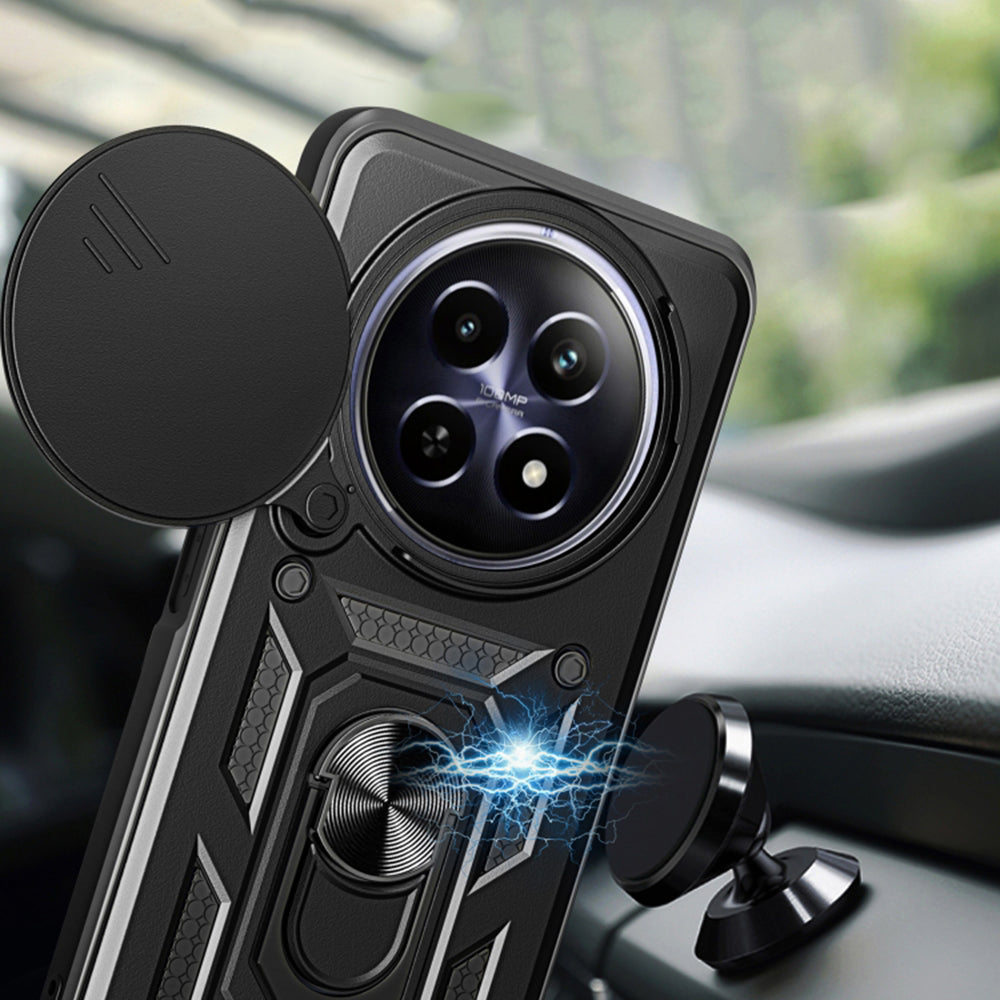 Deksel for Oppo Reno12 FS 5G / Reno12 FS 4G / Reno12 F 4G / Reno12 F, Techsuit, CamShield, Rosa