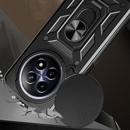 Deksel til Oppo Reno12 FS 5G / Reno12 FS 4G / Reno12 F 4G / Reno12 F, Techsuit, CamShield, Grønn