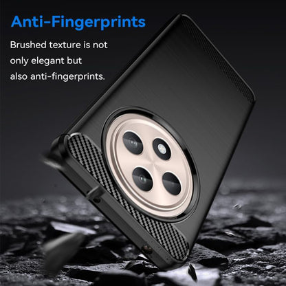 Deksel for Oppo Reno12 FS 5G / Reno12 FS 4G / Reno12 F 4G / Reno12 F, Techsuit, Karbon, Svart