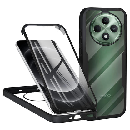 Deksel for Oppo Reno12 FS 5G / Reno12 FS 4G / Reno12 F 4G / Reno12 F, Techsuit, ColorVerse 360, Svart